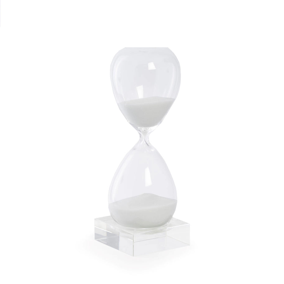 60 Minute Crystal Sand Timer On Crystal Base