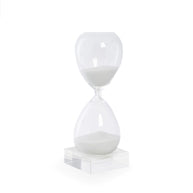 60 Minute Crystal Sand Timer On Crystal Base