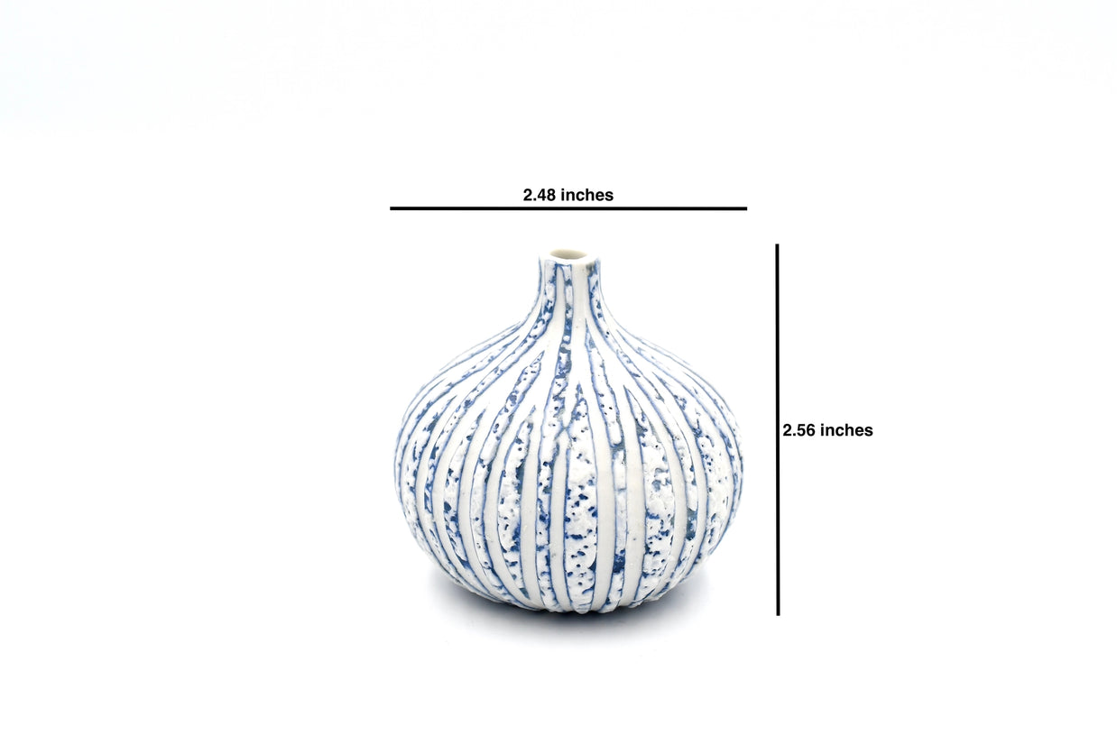 AFT Congo Tiny Textured Porcelain Bud Vase