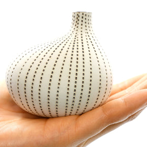 AFT Omo Brown Dotted Mini S-Handcrafted Porcelain Bud Vase
