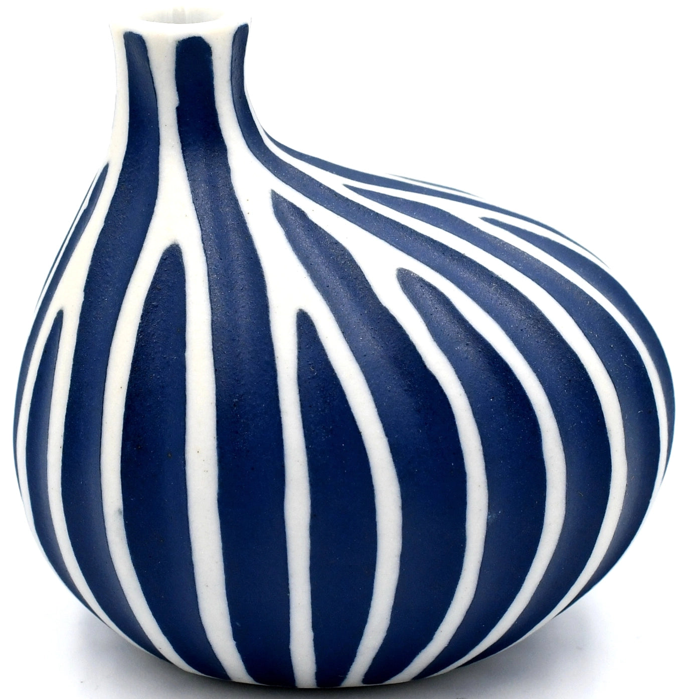 AFT Omo Mini S-Handcrafted Blue Porcelain Bud Vase