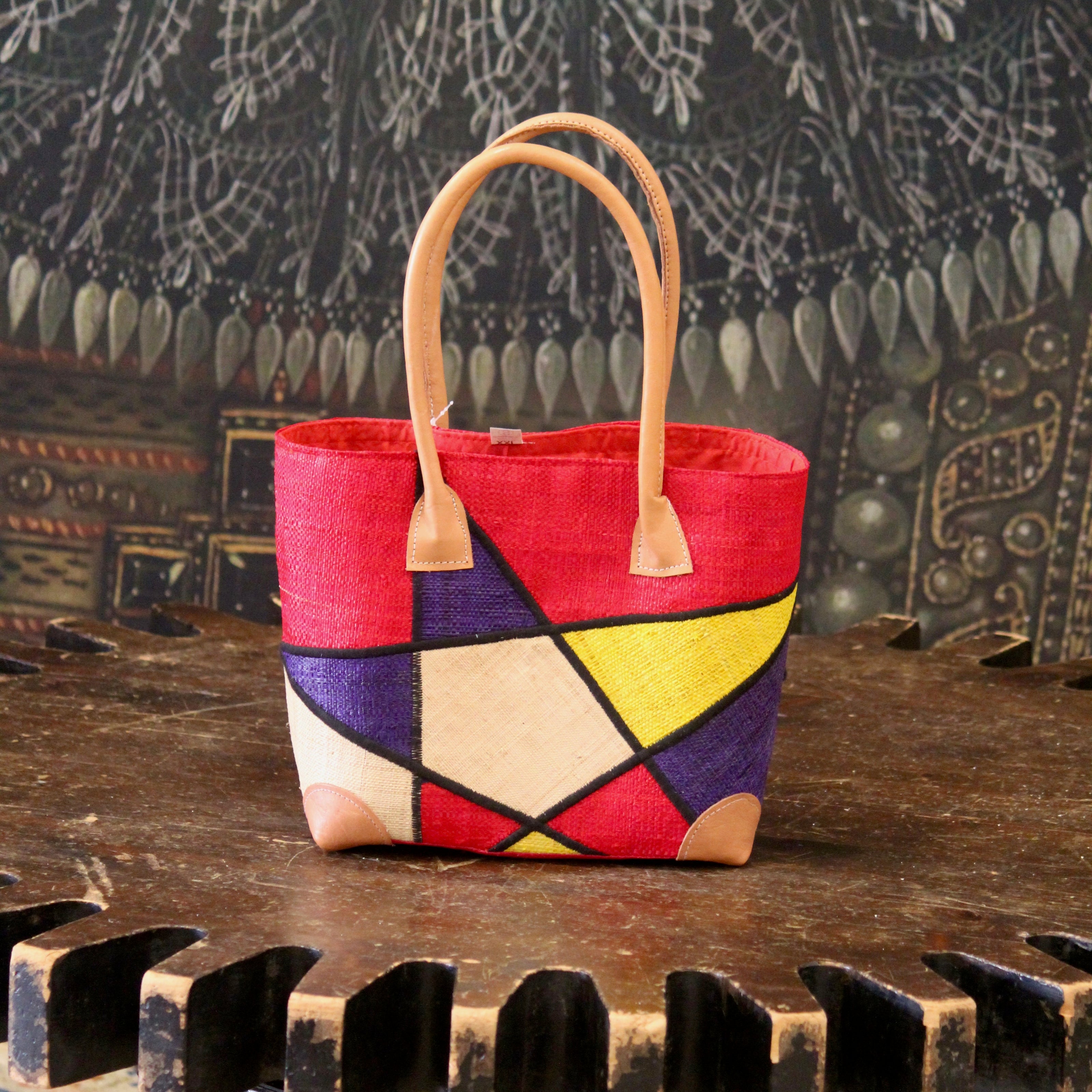 Gitzell Fair Trade Madagascar Abstract Tote Bag