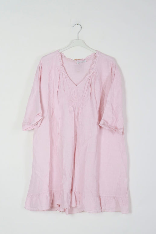 LÉA & LUC Short Linen Dress