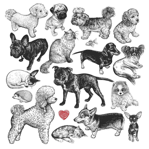 Wooden Puzzle: Pet Show in Pouch