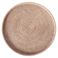 Artifacts Trading Company Rattan Round Flat Tray