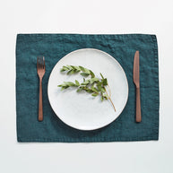 Deep Water Linen Placemat