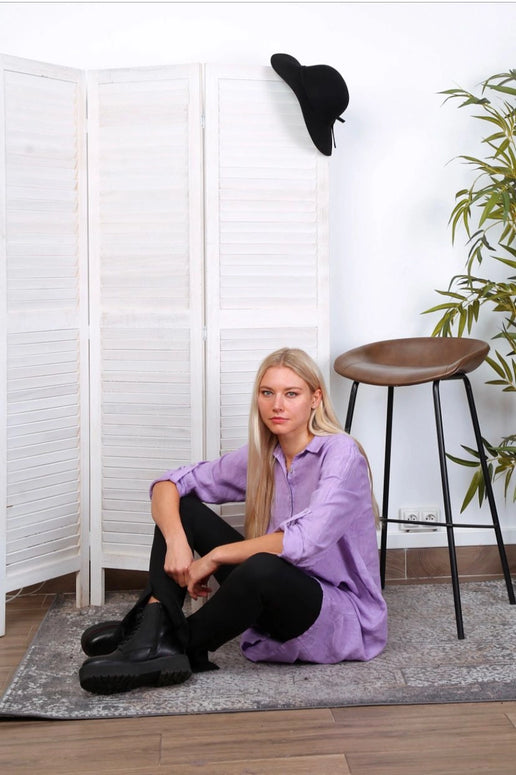 LÉA & LUC - Short Collared Dress