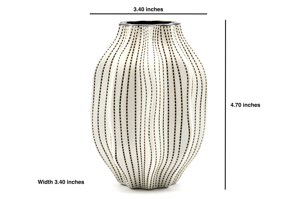 Art Floral Trading Mafa Mini L - Handcrafted Porcelain Vase
