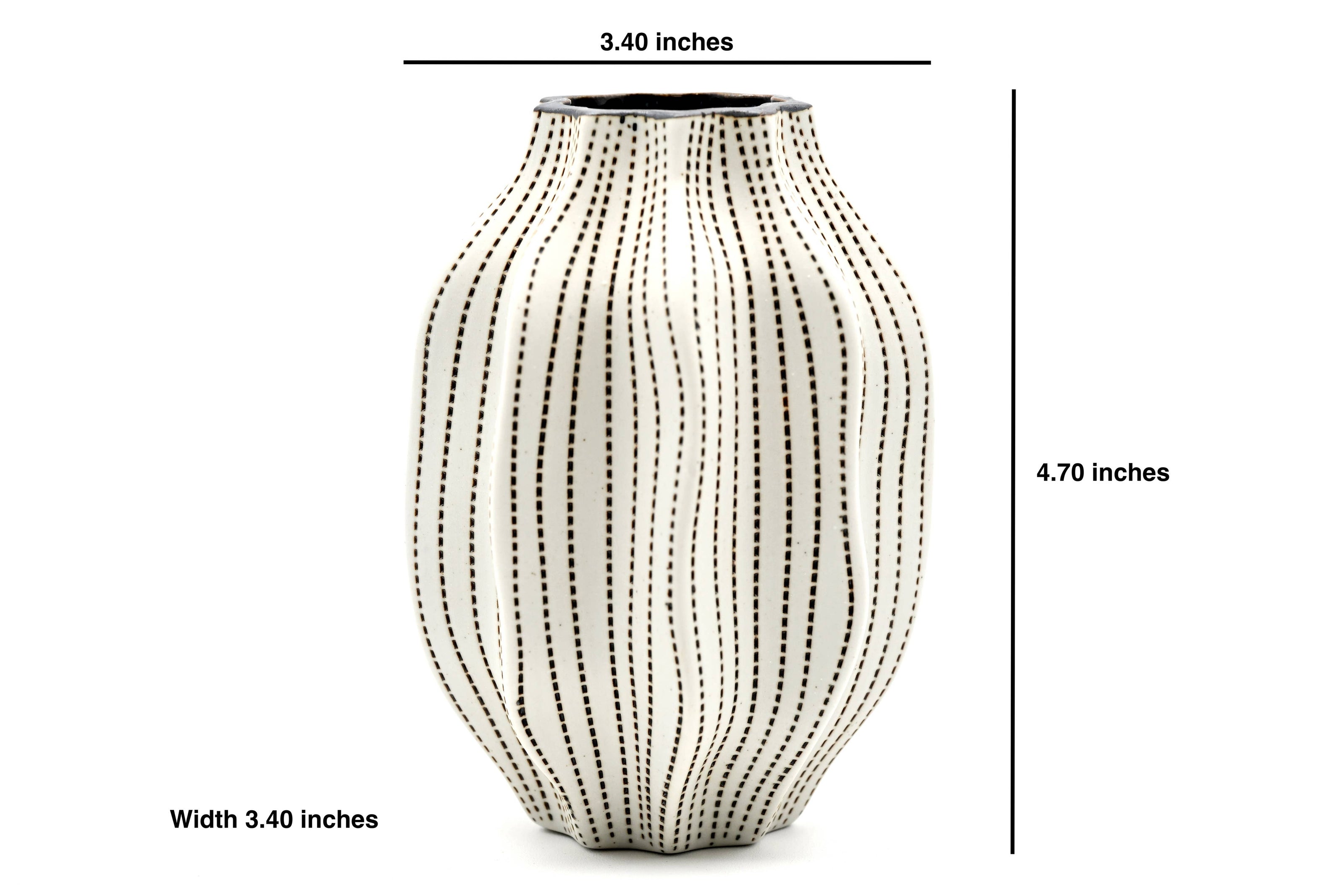 Art Floral Trading Mafa Mini L - Handcrafted Porcelain Vase