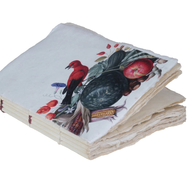 Red Bird Nassau Parchment Paper Notebook
