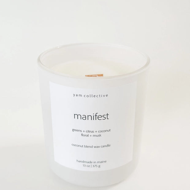 Yam Collective - Cactus Blossom Glass Candle – Manifest Refreshing Floral