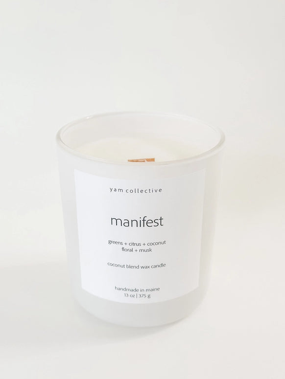 Cactus Blossom Glass Candle – Manifest Refreshing Floral