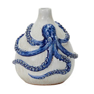 Blue & White Octopus Vase