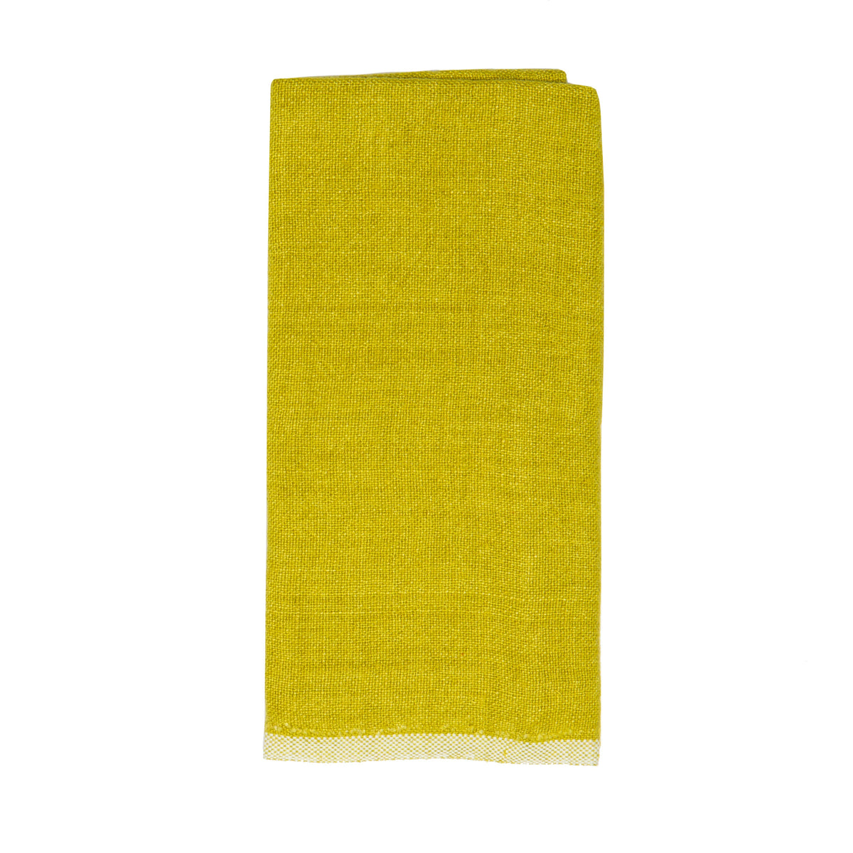 Caravan Home Chunky Linen Lime Towels