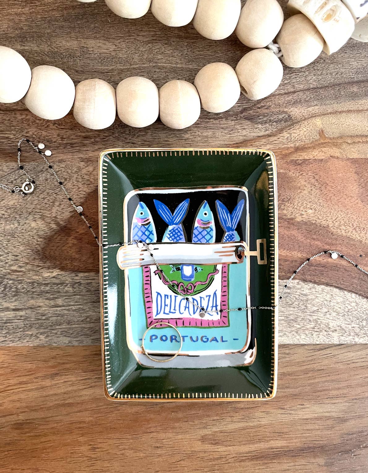 Idlewild Co. Porcelain Trinket Dish | Sardines