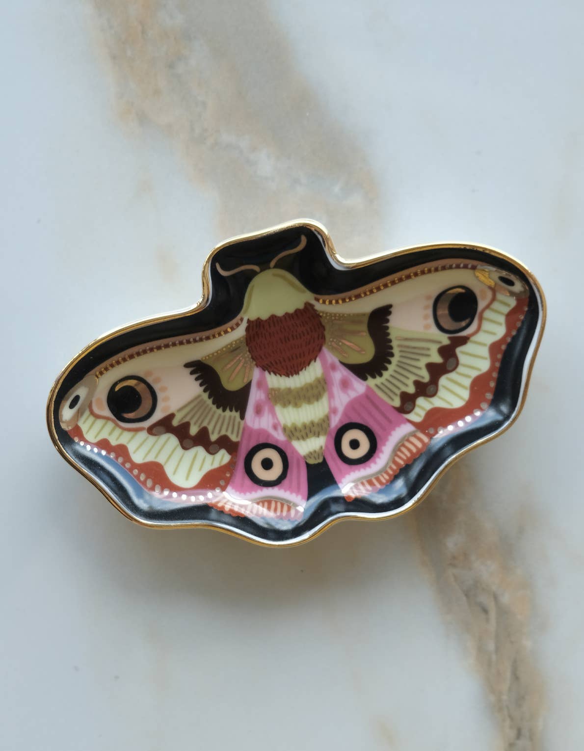 Idlewild Co. Porcelain Trinket Dish | Moon Moth