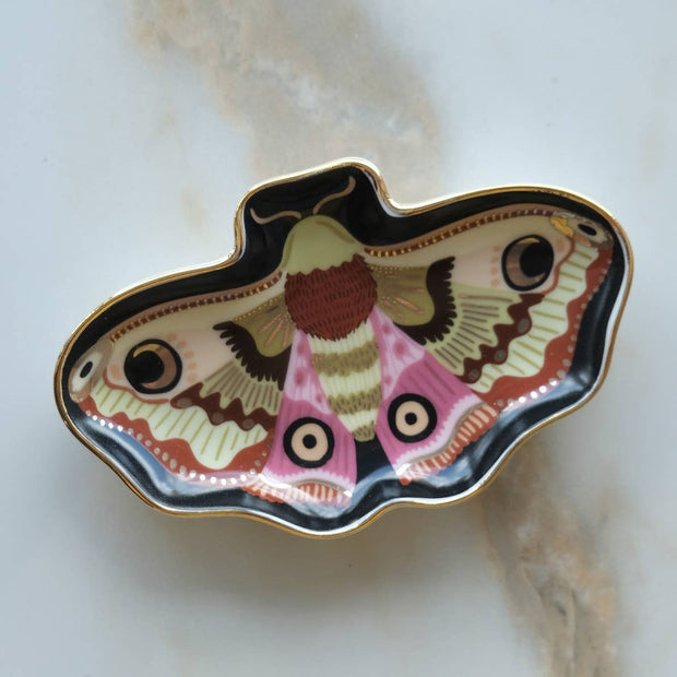 Idlewild Co. Porcelain Trinket Dish | Moon Moth