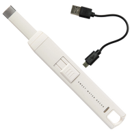 Sweet Water Decor - Slate White Large Rechargeable Electric Lighter