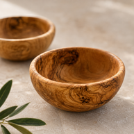 Natural OliveWood Small Olive Wood Snack Bowl