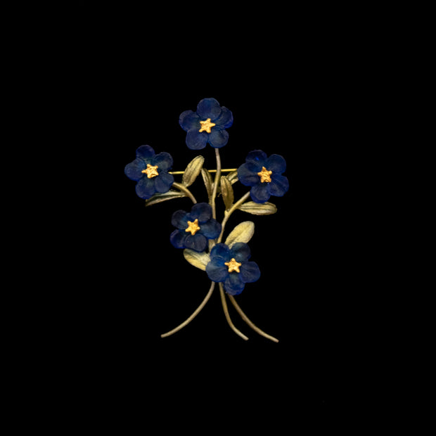 Michael Michaud - Blue Violet Brooch