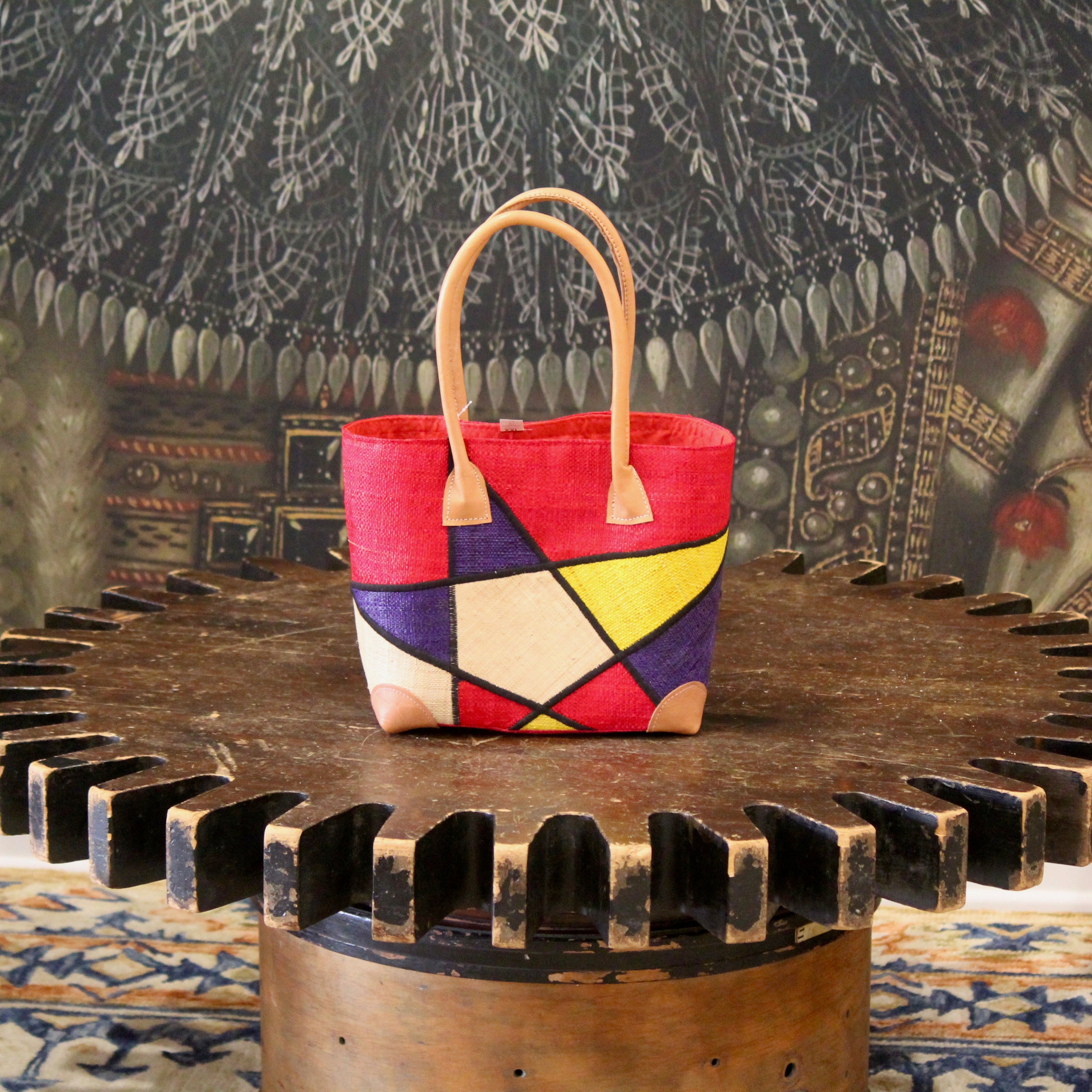 Gitzell Fair Trade Madagascar Abstract Tote Bag