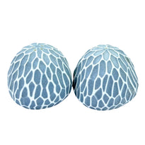 Art Floral Trading Blue Pebble Porcelain Salt & Pepper Shaker Set