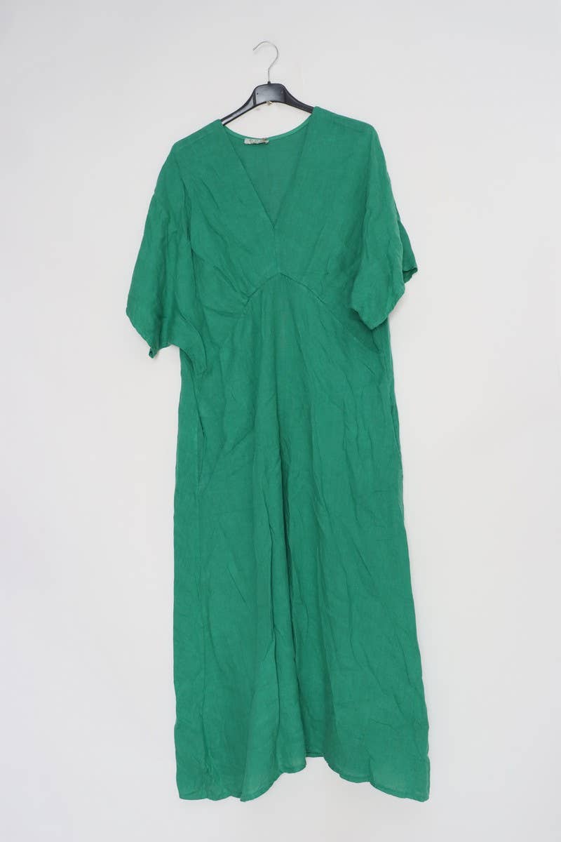 LÉA & LUC Flowing V-Neck Linen Maxi Dress
