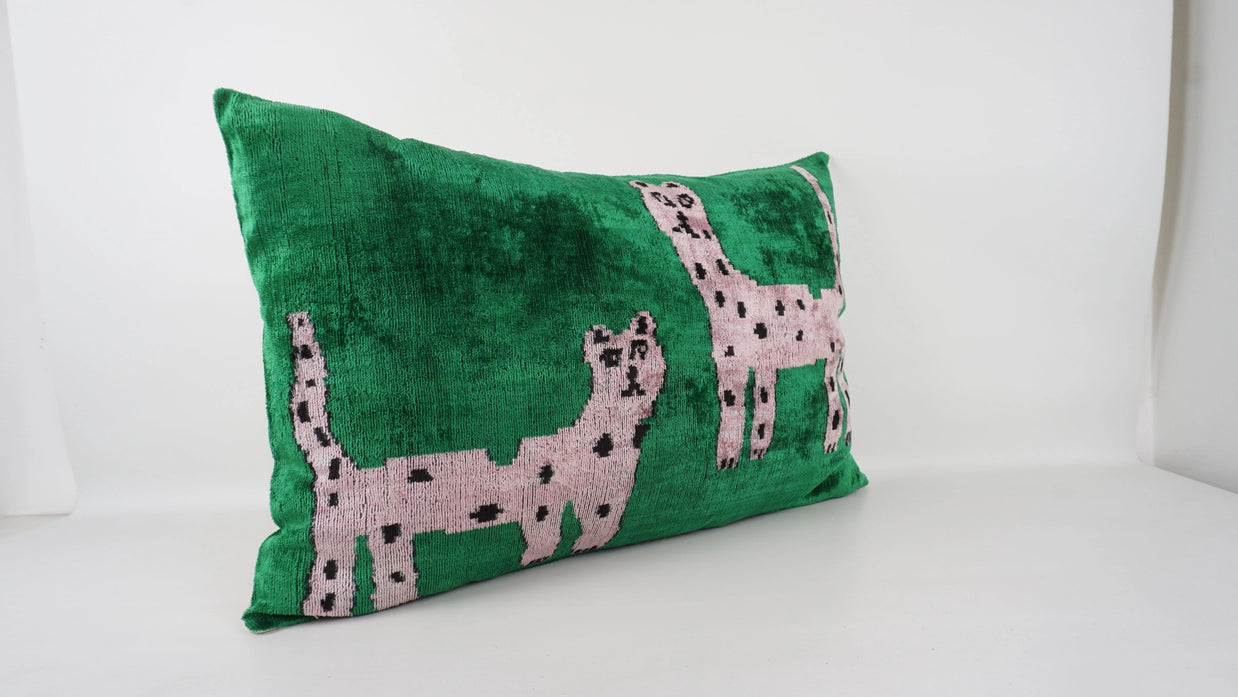 MD Home Lawrence & Pablo - Ikat Silk/Velvet Pillowcase