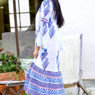 Dolma Frances Hand Block Printed Dress