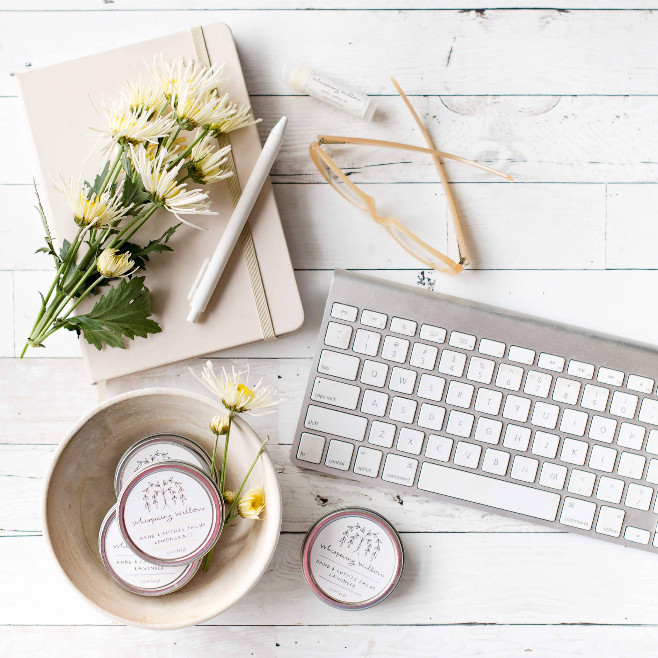 Whispering Willow Natural Beeswax Lip Balm