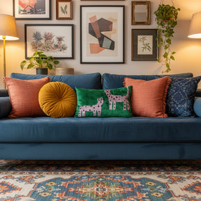 MD Home Lawrence & Pablo - Ikat Silk/Velvet Pillowcase