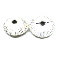 Art Floral Trading Brown Dotted Sea Shell Porcelain Salt and Pepper Shaker Set