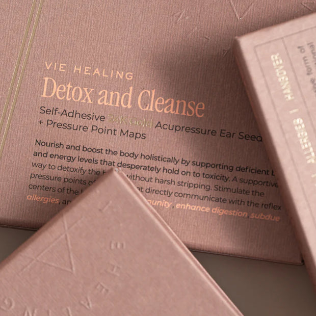 VIE HEALING -  Detox and Cleanse Kit (24K Gold Ear Seeds)