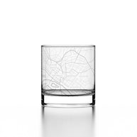 Well Told City Map Etched Whiskey Rocks Glass - Richmond, VA