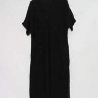 LÉA & LUC Flowing V-Neck Linen Maxi Dress