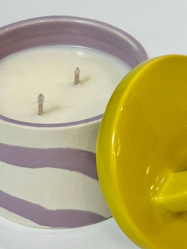 MÆGEN Pablo Pots Candle in Water Lotus & Rose