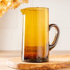 Verve Culture - Moroccan Cone Jug - Amber