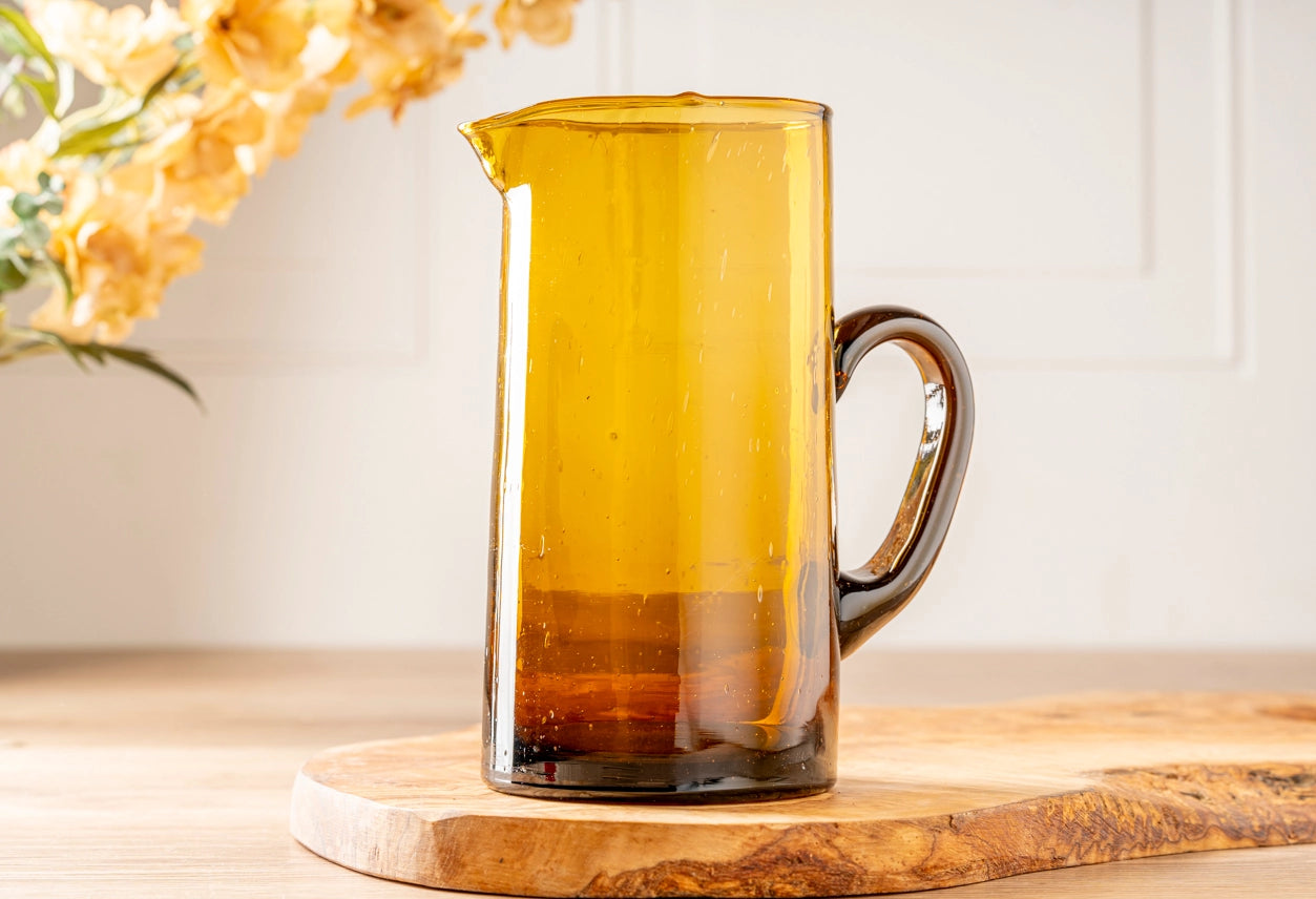 Verve Culture - Moroccan Cone Jug - Amber