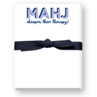 Donovan Designs Mahj-Cheaper Than Therapy Mini Notepad