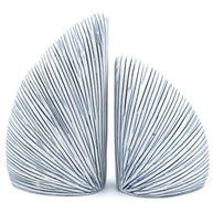 Art Floral Trading Striped Porcelain Salt and Pepper Shaker Set
