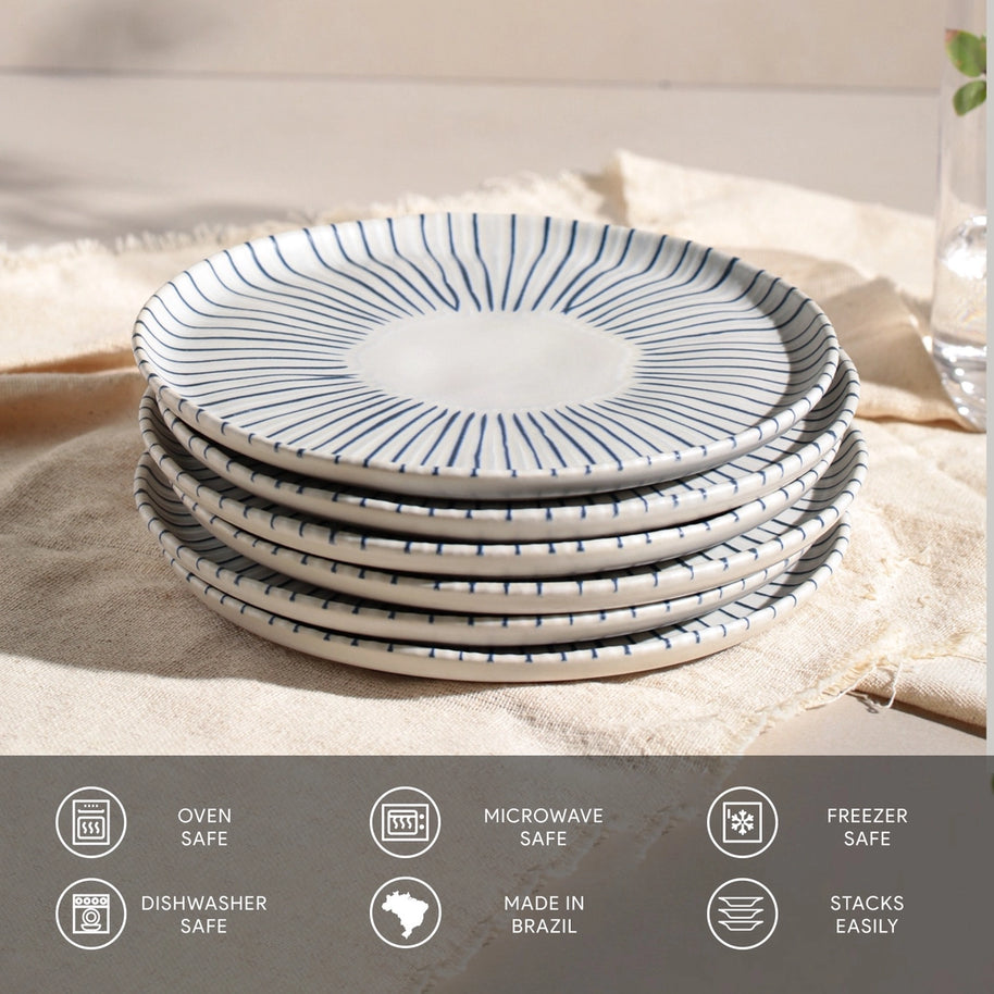 Elemento - Bio Stoneware Dessert Plate, 8.46"