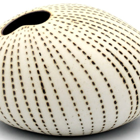 AFT Brown Dotted Pebble Mini S-Handcrafted Bud Vase