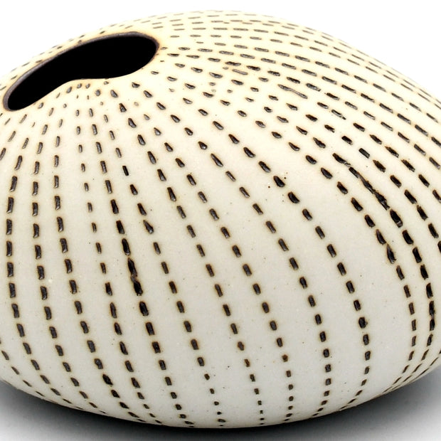 AFT Brown Dotted Pebble Mini S-Handcrafted Bud Vase