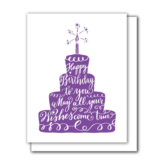 Letterpress Birthday Card