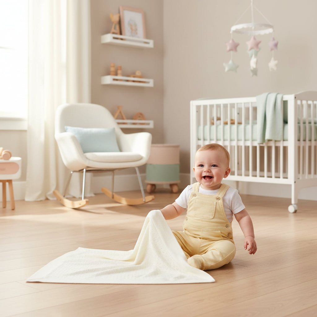Bon Knit Sky Baby Blanket