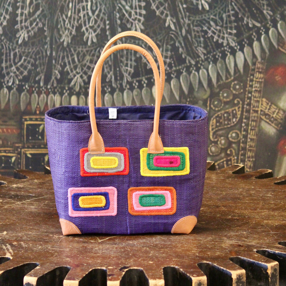 Gitzell Fair Trade Madagascar Abstract Tote Bag