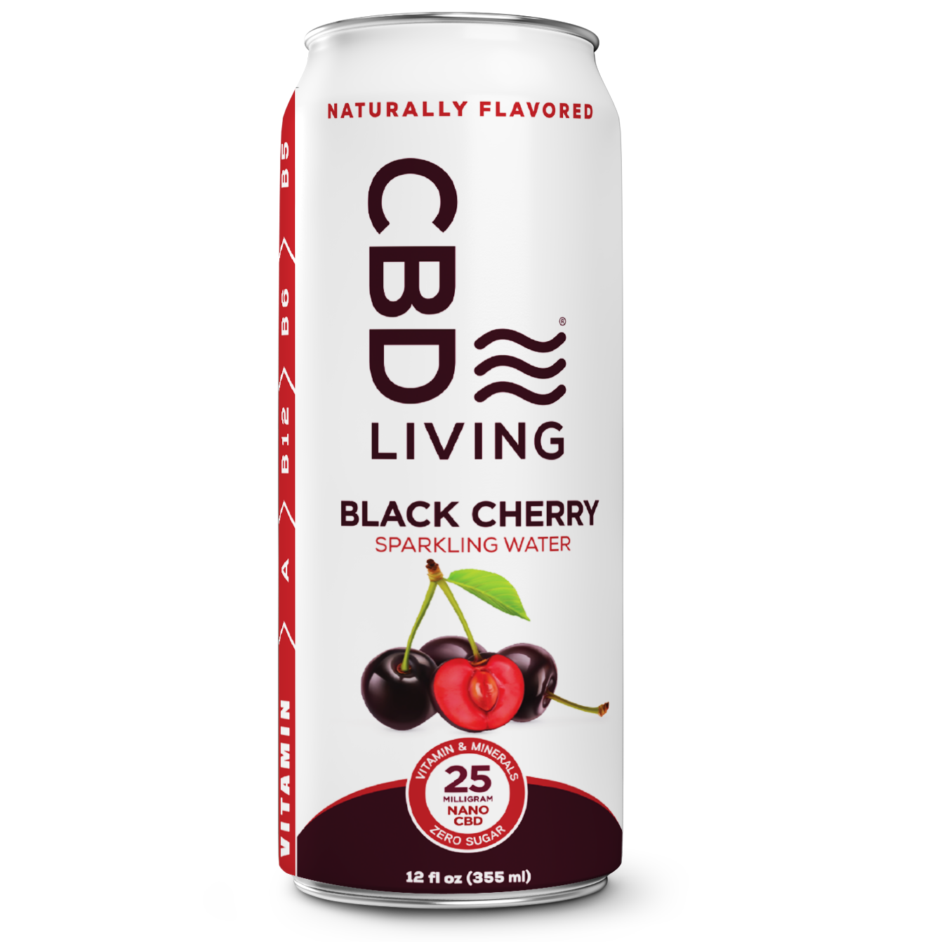 CBD Living Sparkling Water - 12 Pack