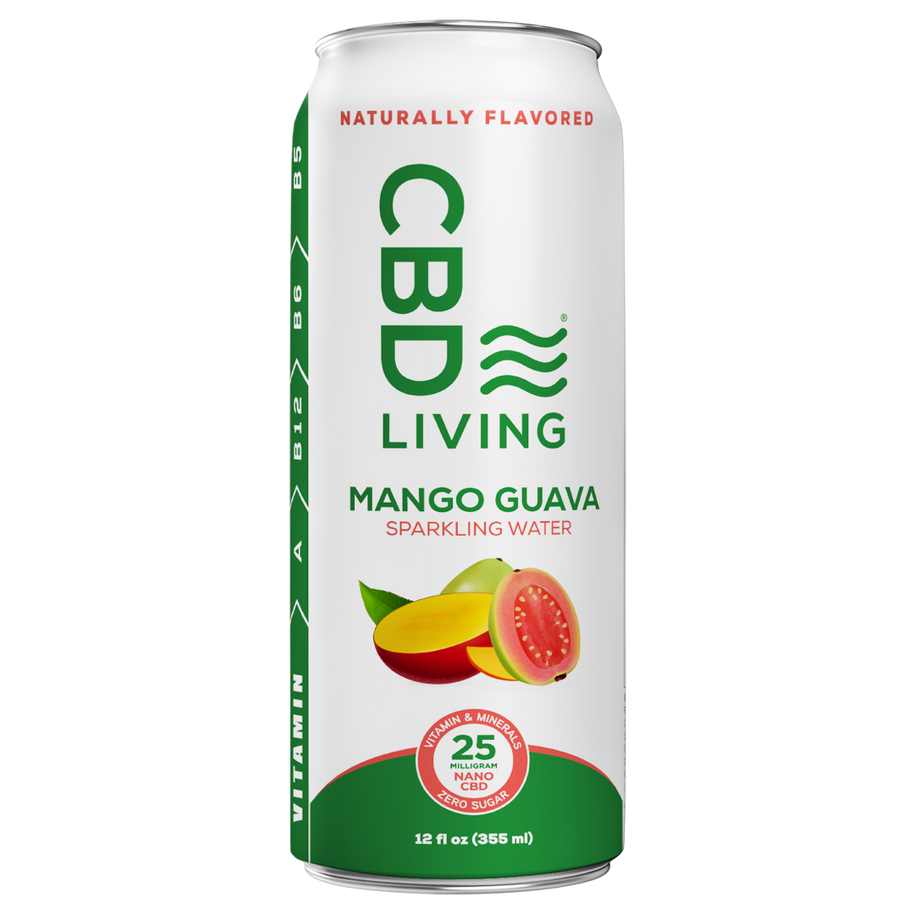 CBD Living Sparkling Water - 12 Pack