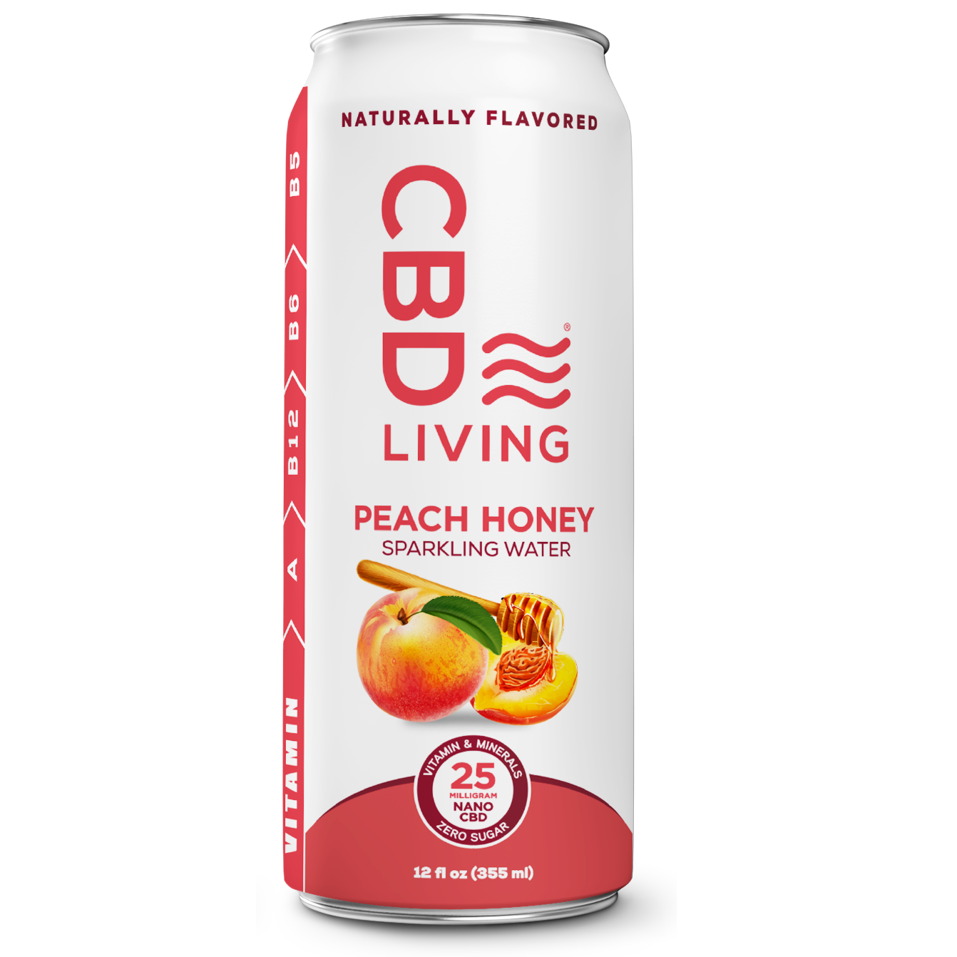 CBD Living Sparkling Water - 12 Pack