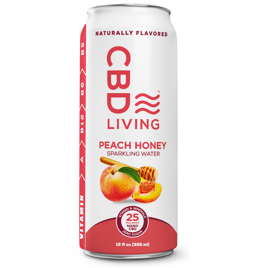 CBD Living Sparkling Water - 12 Pack